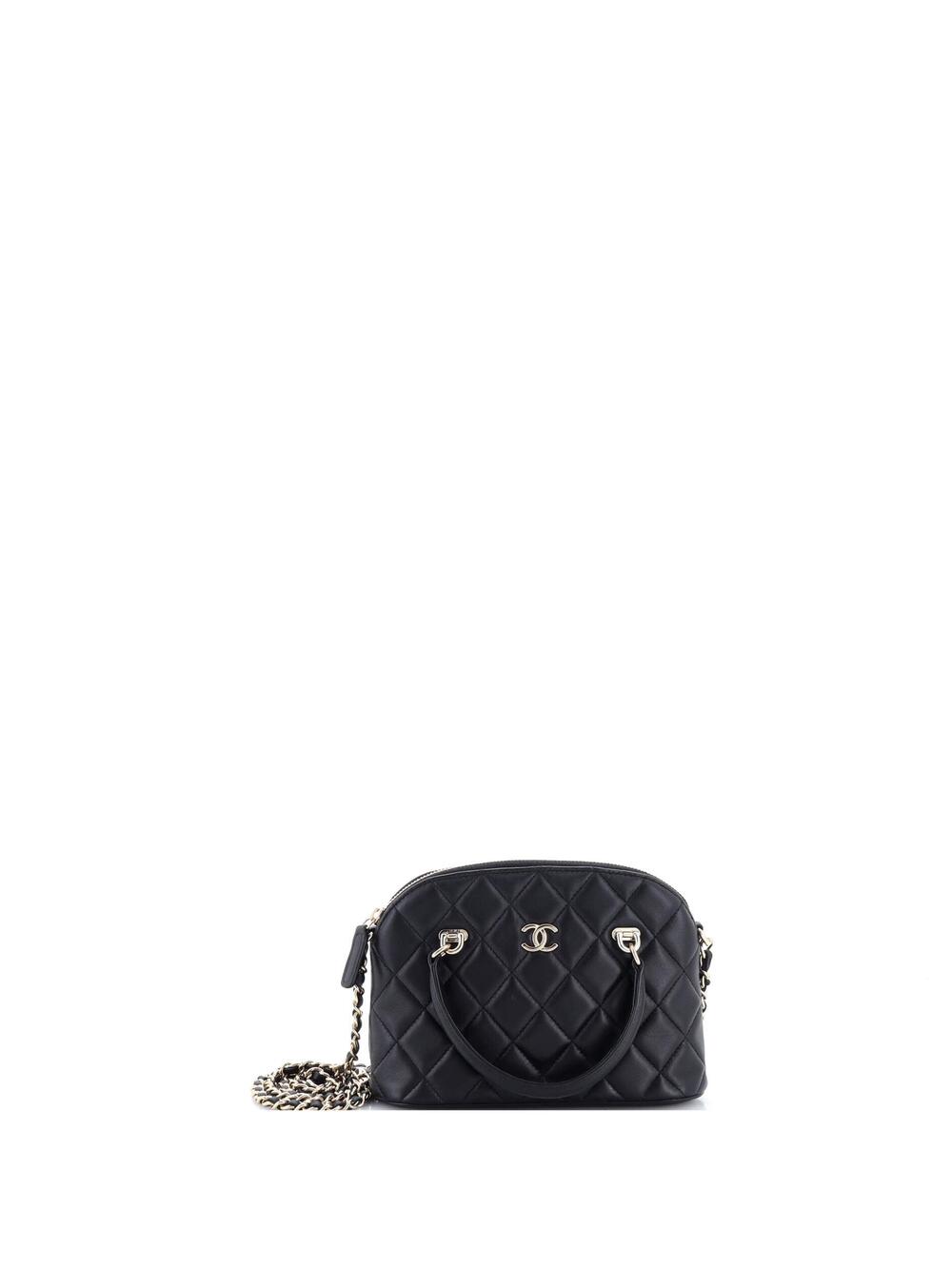 Chanel Cc Dome Zip Shopping Bag Quilt #262230C47B